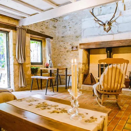 Летний дом Romantique Avec Sauna, Spa, Cinema -la Closerie Du Biard- *