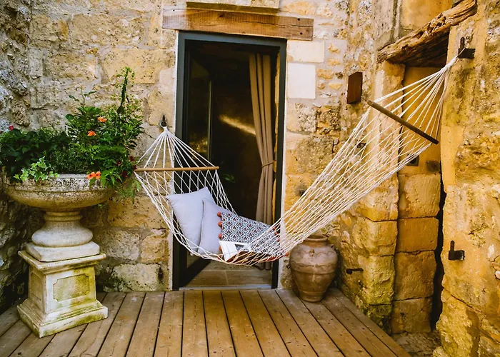 Romantique Avec Sauna, Spa, Cinema -la Closerie Du Biard- Venkovský dům Beaumont-du-Périgord